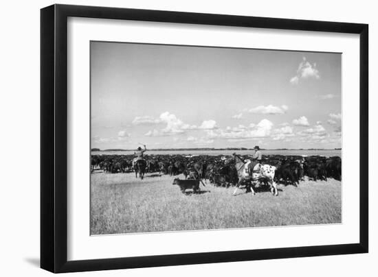 Gauchos at Work-Mario de Biasi-Framed Giclee Print