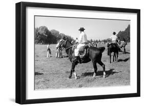 Gauchos on Horseback-Walter Mori-Framed Premium Giclee Print