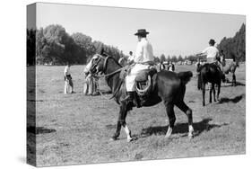 Gauchos on Horseback-Walter Mori-Stretched Canvas
