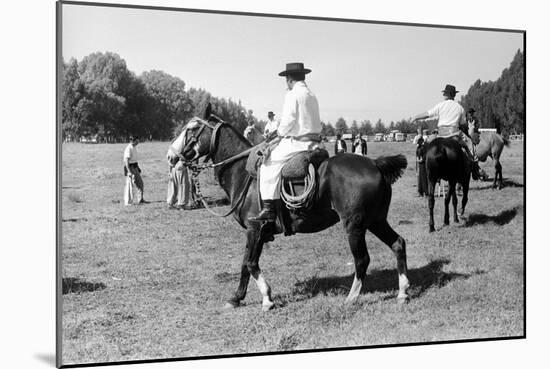 Gauchos on Horseback-Walter Mori-Mounted Giclee Print