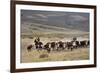 Gauchos with Cattle at the Huechahue Estancia, Patagonia, Argentina, South America-Yadid Levy-Framed Photographic Print