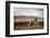 Gauchos with Cattle at the Huechahue Estancia, Patagonia, Argentina, South America-Yadid Levy-Framed Photographic Print