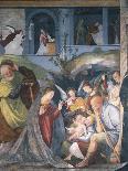 Nativity, Fresco-Gaudenzio Ferrari-Giclee Print