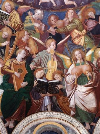 The Concert of Angels, 1534-36 (Detail)