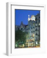 Gaudi Architecture, Casa Batllo, Barcelona, Catalunya (Catalonia) (Cataluna), Spain, Europe-Gavin Hellier-Framed Photographic Print