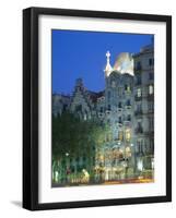 Gaudi Architecture, Casa Batllo, Barcelona, Catalunya (Catalonia) (Cataluna), Spain, Europe-Gavin Hellier-Framed Photographic Print