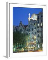 Gaudi Architecture, Casa Batllo, Barcelona, Catalunya (Catalonia) (Cataluna), Spain, Europe-Gavin Hellier-Framed Photographic Print