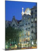 Gaudi Architecture, Casa Batllo, Barcelona, Catalunya (Catalonia) (Cataluna), Spain, Europe-Gavin Hellier-Mounted Photographic Print