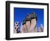 Gaudi Architecture, Casa Mila, La Pedrera House, Catalunya (Catalonia) (Cataluna), Spain-Gavin Hellier-Framed Photographic Print