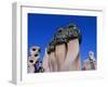 Gaudi Architecture, Casa Mila, La Pedrera House, Catalunya (Catalonia) (Cataluna), Spain-Gavin Hellier-Framed Photographic Print