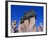 Gaudi Architecture, Casa Mila, La Pedrera House, Catalunya (Catalonia) (Cataluna), Spain-Gavin Hellier-Framed Photographic Print