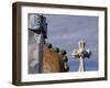 Gaudi Chimney Sturctures, Casa Batllo, Barcelona, Catalonia, Spain-Cindy Miller Hopkins-Framed Photographic Print