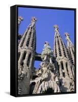 Gaudi Church Architecture, La Sagrada Familia, Barcelona, Catalunya (Catalonia) (Cataluna), Spain-Gavin Hellier-Framed Stretched Canvas