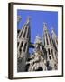 Gaudi Church Architecture, La Sagrada Familia, Barcelona, Catalunya (Catalonia) (Cataluna), Spain-Gavin Hellier-Framed Photographic Print