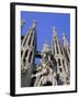 Gaudi Church Architecture, La Sagrada Familia, Barcelona, Catalunya (Catalonia) (Cataluna), Spain-Gavin Hellier-Framed Photographic Print