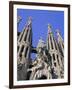 Gaudi Church Architecture, La Sagrada Familia, Barcelona, Catalunya (Catalonia) (Cataluna), Spain-Gavin Hellier-Framed Photographic Print