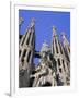 Gaudi Church Architecture, La Sagrada Familia, Barcelona, Catalunya (Catalonia) (Cataluna), Spain-Gavin Hellier-Framed Photographic Print