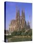 Gaudi Church Architecture, La Sagrada Familia, Barcelona, Catalunya (Catalonia) (Cataluna), Spain-Gavin Hellier-Stretched Canvas