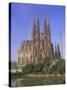 Gaudi Church Architecture, La Sagrada Familia, Barcelona, Catalunya (Catalonia) (Cataluna), Spain-Gavin Hellier-Stretched Canvas