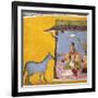 Gaudi Ragini, Wife of Sri Raga, C.1690-5 (Gouache with Gold and Silver Paint on Paper)-null-Framed Giclee Print