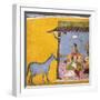 Gaudi Ragini, Wife of Sri Raga, C.1690-5 (Gouache with Gold and Silver Paint on Paper)-null-Framed Premium Giclee Print