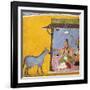 Gaudi Ragini, Wife of Sri Raga, C.1690-5 (Gouache with Gold and Silver Paint on Paper)-null-Framed Giclee Print