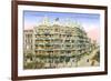 Gaudi's Casa Mila, Barcelona-null-Framed Premium Giclee Print