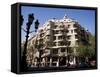 Gaudi's Casa Mila (La Pedrera), Barcelona, Catalonia, Spain-Peter Higgins-Framed Stretched Canvas