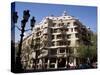 Gaudi's Casa Mila (La Pedrera), Barcelona, Catalonia, Spain-Peter Higgins-Stretched Canvas