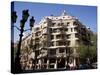 Gaudi's Casa Mila (La Pedrera), Barcelona, Catalonia, Spain-Peter Higgins-Stretched Canvas