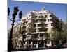 Gaudi's Casa Mila (La Pedrera), Barcelona, Catalonia, Spain-Peter Higgins-Mounted Photographic Print