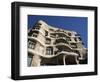 Gaudi's Casa Mila (La Pedrera), Unesco World Heritage Site, Barcelona, Catalonia, Spain-Michael Jenner-Framed Photographic Print