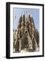 Gaudi's Cathedral of La Sagrada Familia, still under construction, UNESCO World Heritage Site, Barc-Tony Waltham-Framed Photographic Print