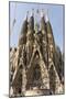 Gaudi's Cathedral of La Sagrada Familia, still under construction, UNESCO World Heritage Site, Barc-Tony Waltham-Mounted Photographic Print