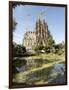 Gaudi's Cathedral of La Sagrada Familia, still under construction, UNESCO World Heritage Site, Barc-Tony Waltham-Framed Photographic Print