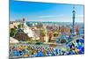 Gaudi's Park Guell Barcelona-null-Mounted Art Print