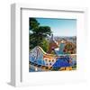 Gaudi's Park Guell Barcelona-null-Framed Art Print