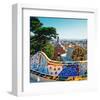 Gaudi's Park Guell Barcelona-null-Framed Art Print