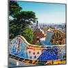 Gaudi's Park Guell Barcelona-null-Mounted Art Print