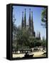 Gaudi's Sagrada Familia, Barcelona, Catalonia, Spain-G Richardson-Framed Stretched Canvas