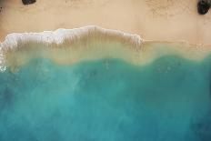 Top View Aerial Photo from Flying Drone of Beauty Nature Landscape with Paradise Beach and Indian O-GaudiLab-Photographic Print