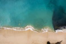 Top View Aerial Photo from Flying Drone of an Amazing Seascape with Paradise Beach and Sea with Tur-GaudiLab-Framed Photographic Print