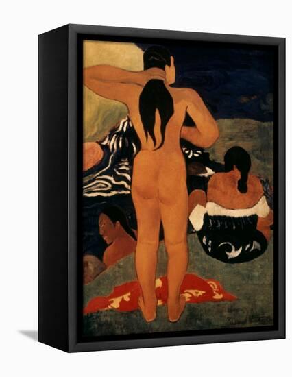 Gauguin: Bathers, 19Th C-Paul Gauguin-Framed Stretched Canvas