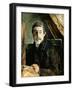 Gauguin Behind an Easel-Paul Gauguin-Framed Giclee Print