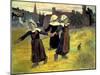 Gauguin: Breton Girls, 1888-Paul Gauguin-Mounted Giclee Print