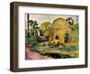 Gauguin: Haystacks, 1889-Paul Gauguin-Framed Giclee Print