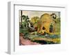 Gauguin: Haystacks, 1889-Paul Gauguin-Framed Giclee Print