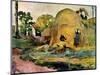 Gauguin: Haystacks, 1889-Paul Gauguin-Mounted Giclee Print