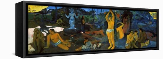 Gauguin: Painting, 1897-Paul Gauguin-Framed Stretched Canvas