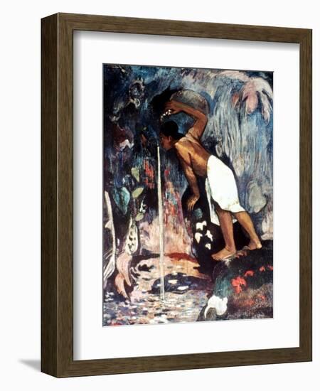 Gauguin: Pape Moe, 1892-Paul Gauguin-Framed Giclee Print